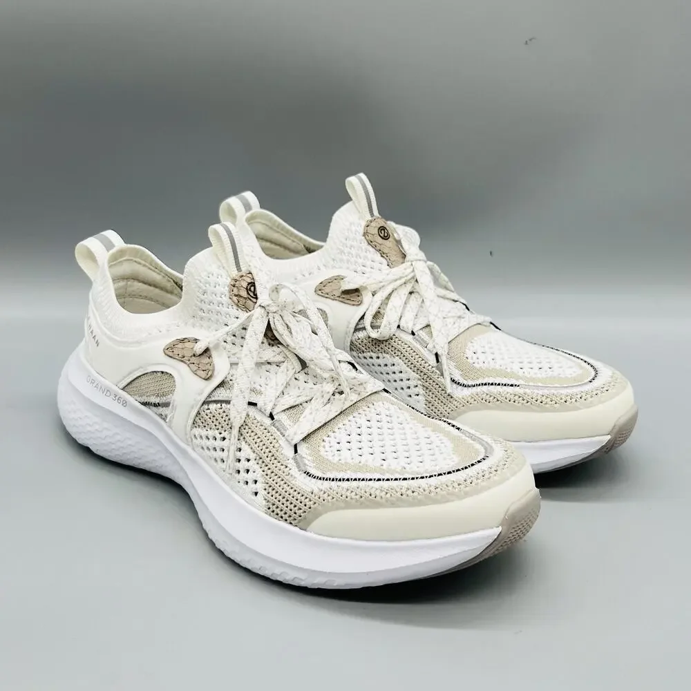 Cole Haan Shoes Womens 6.5 White Knit Mesh Zerogrand Athletic Sneakers Comfort